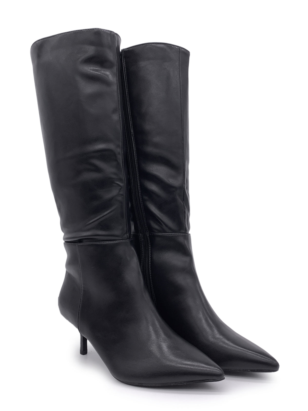 CHARLOTTE - Stivali in ecopelle con zip laterale