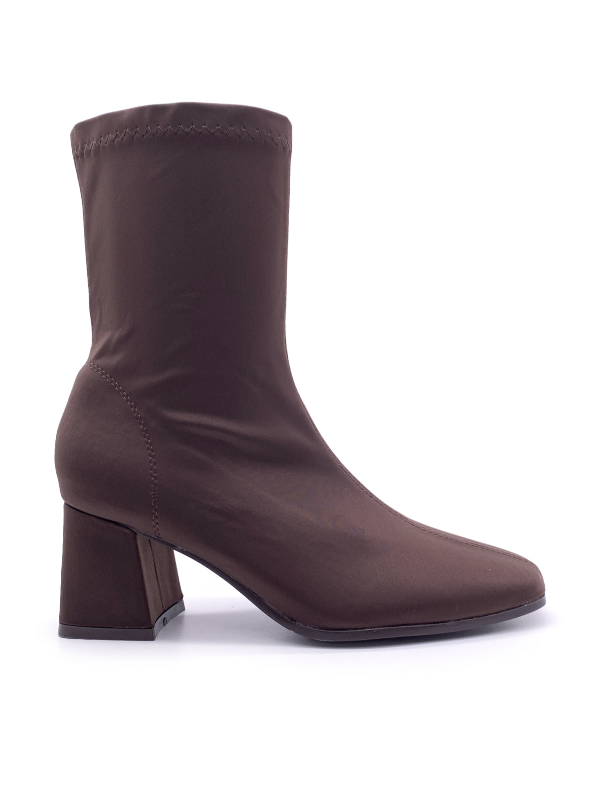 CINZIA - Tronchetti in lycra con zip laterale