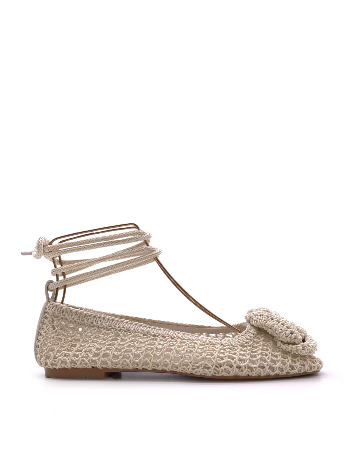 CLOE - Ballerine in tessuto intrecciato