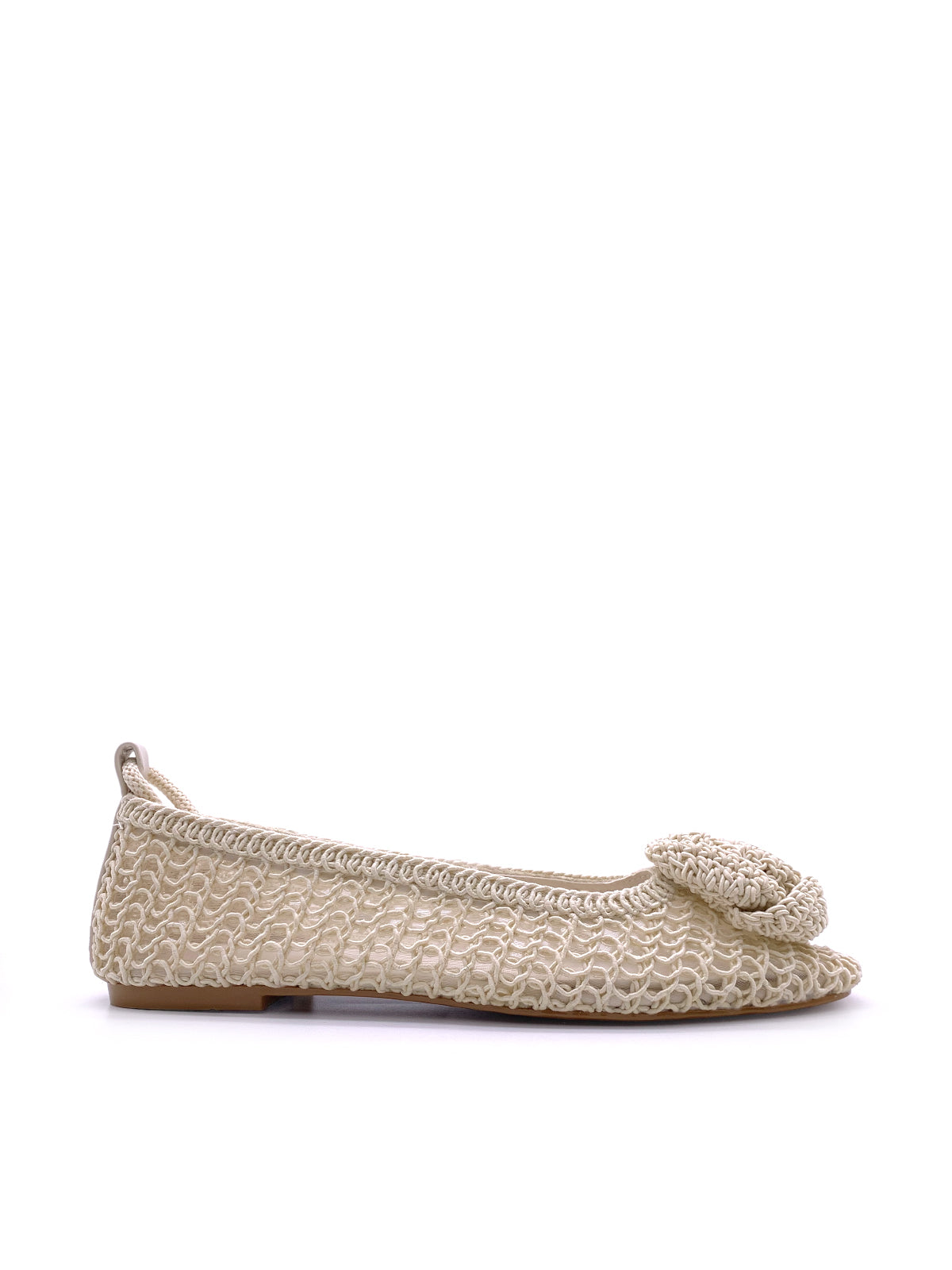 CLOE - Ballerine in tessuto intrecciato