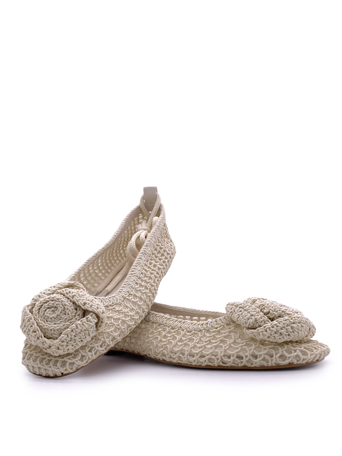 CLOE - Ballerine in tessuto intrecciato