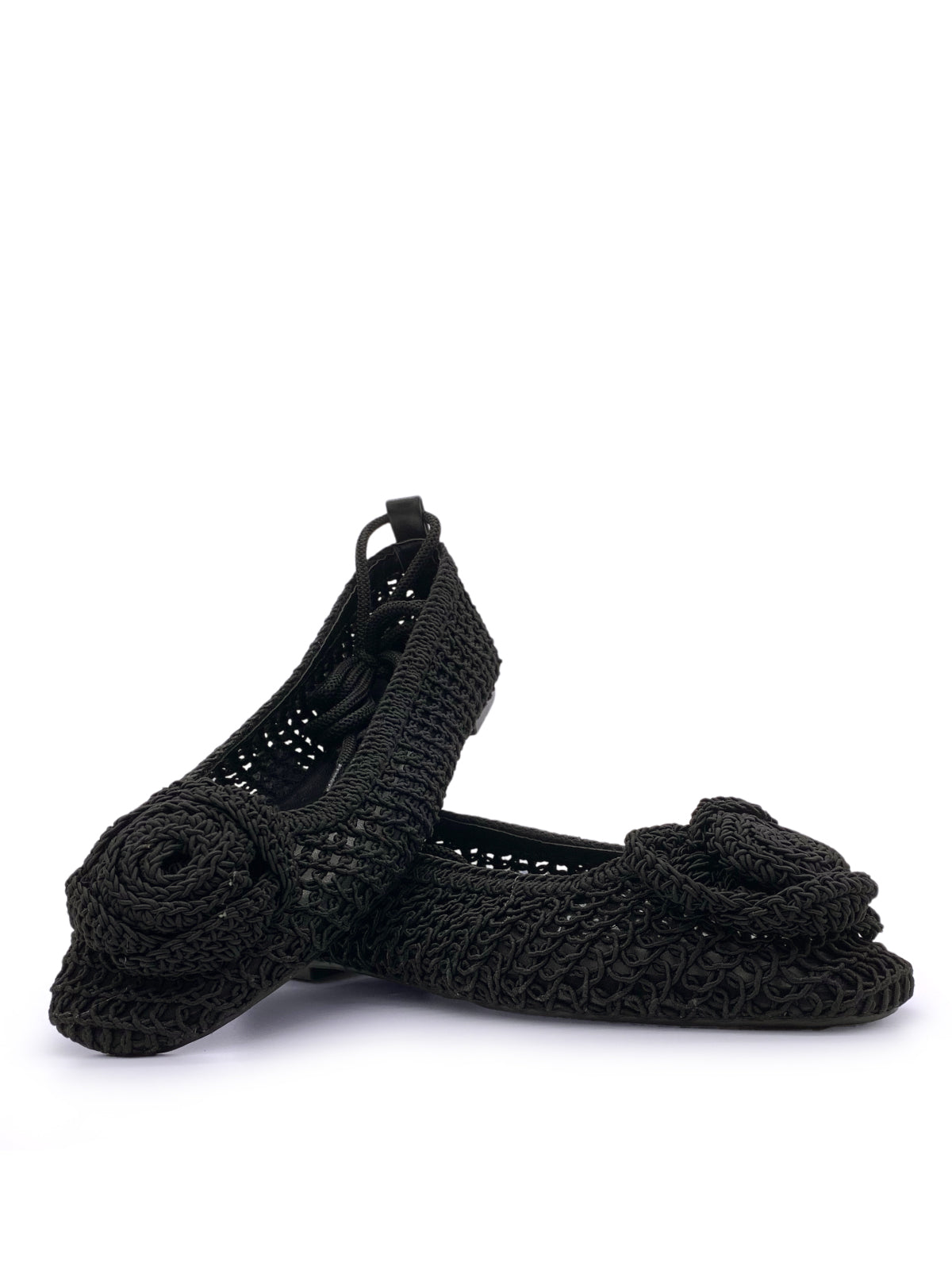 CLOE - Ballerine in tessuto intrecciato
