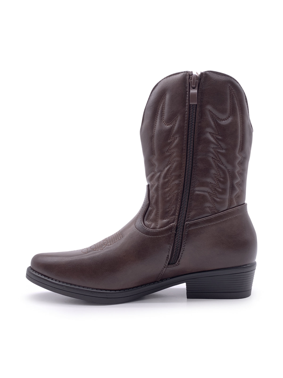 CONNY - Stivaletti in ecopelle con zip laterale