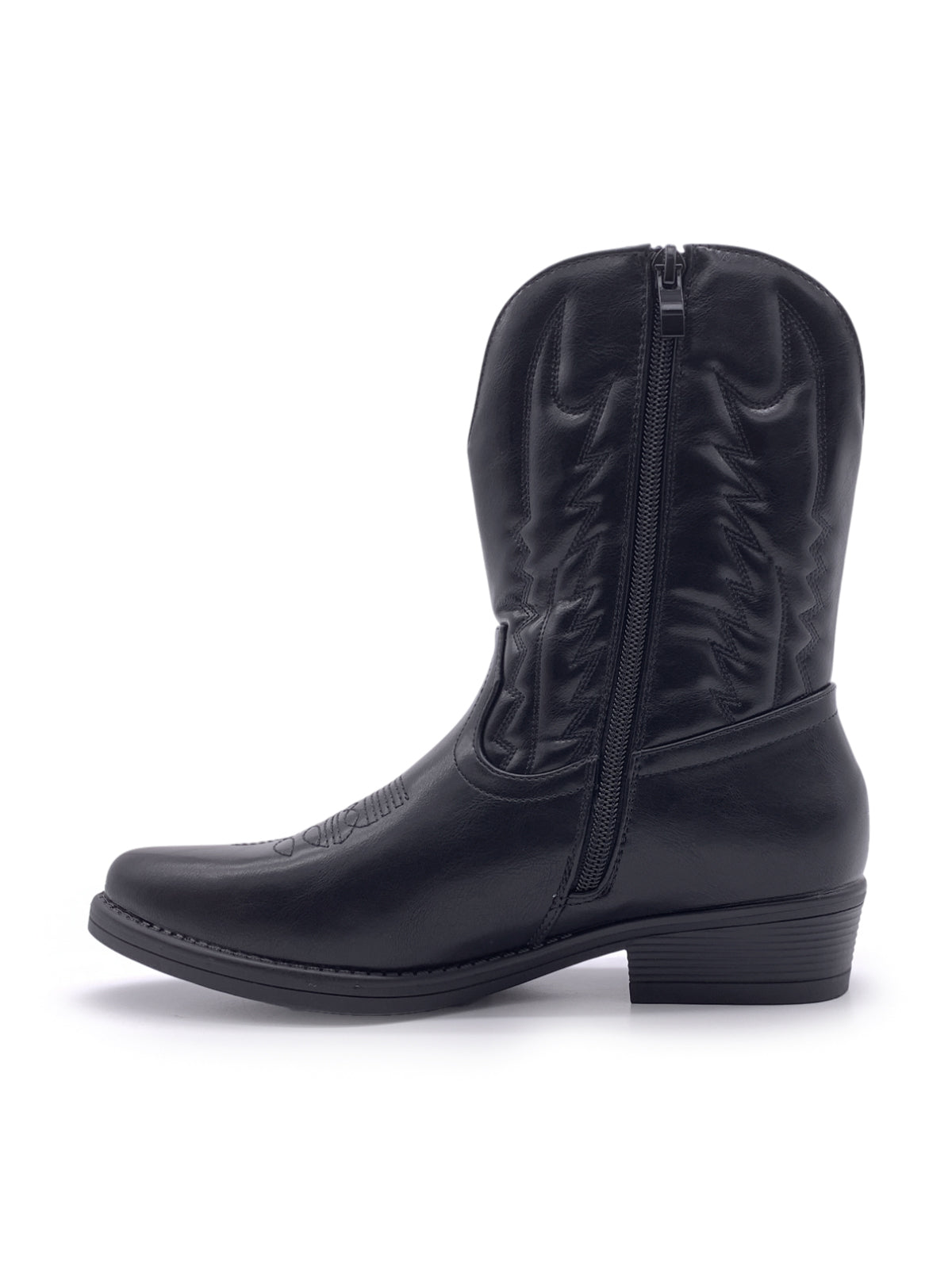 CONNY - Stivaletti in ecopelle con zip laterale