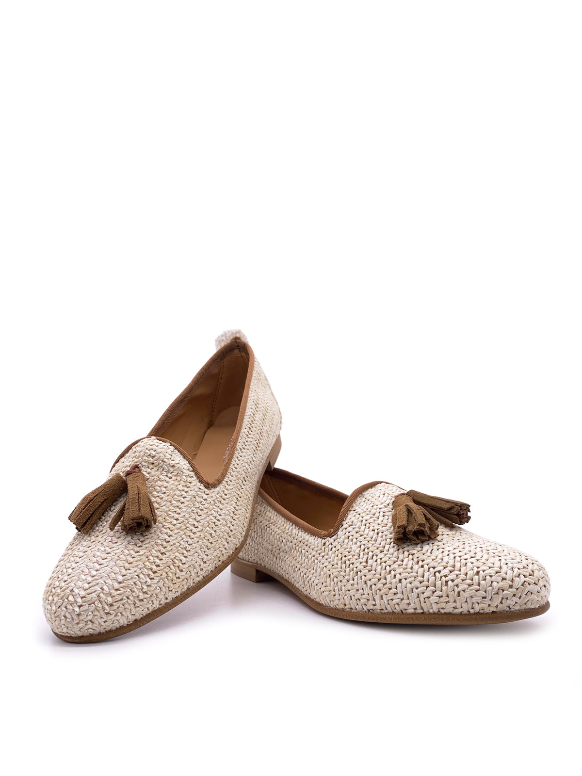 CORA-Mocassini in vera pelle con nappina