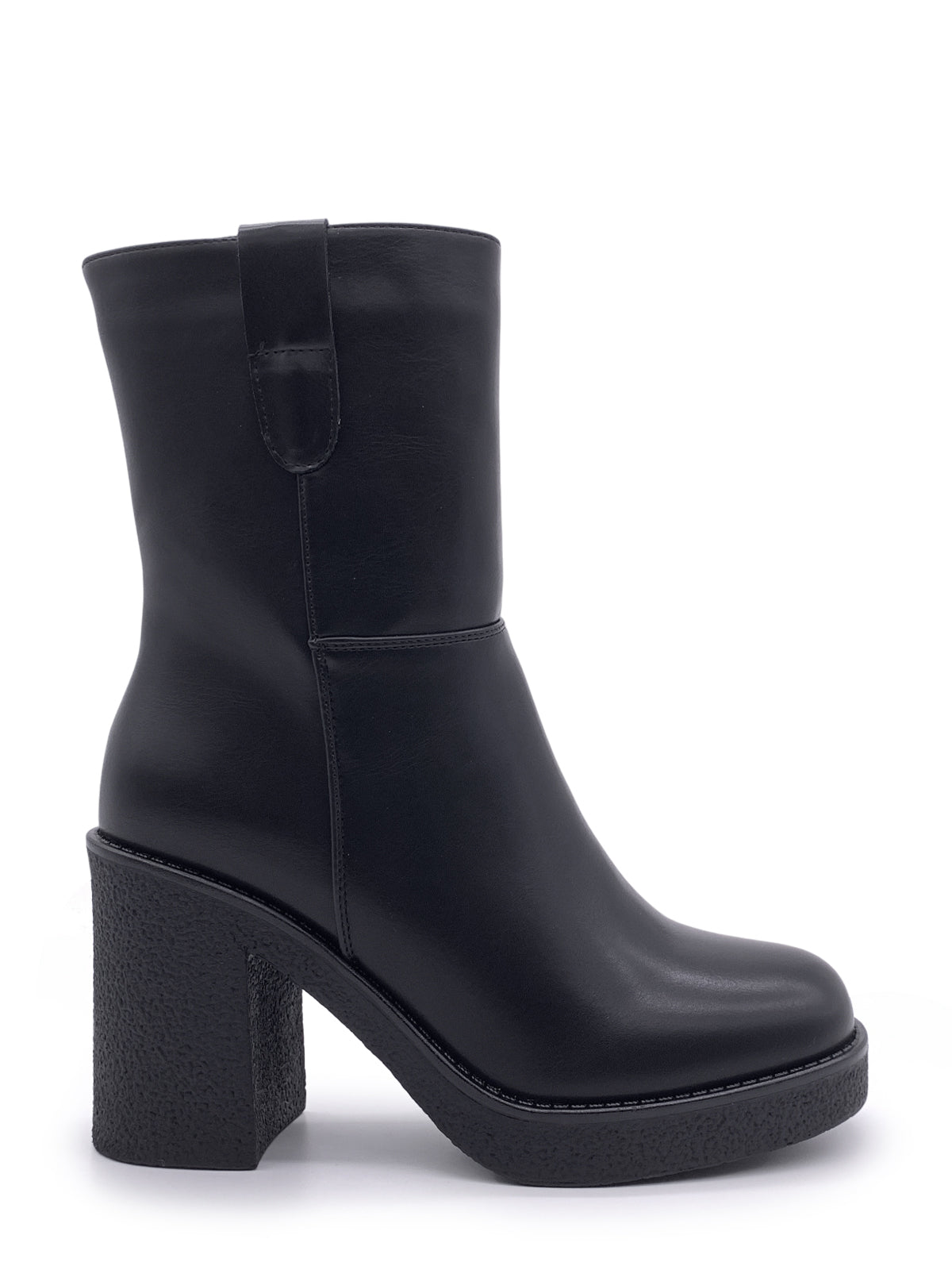 DAFNE - Tronchetti in ecopelle con plateau in gomma