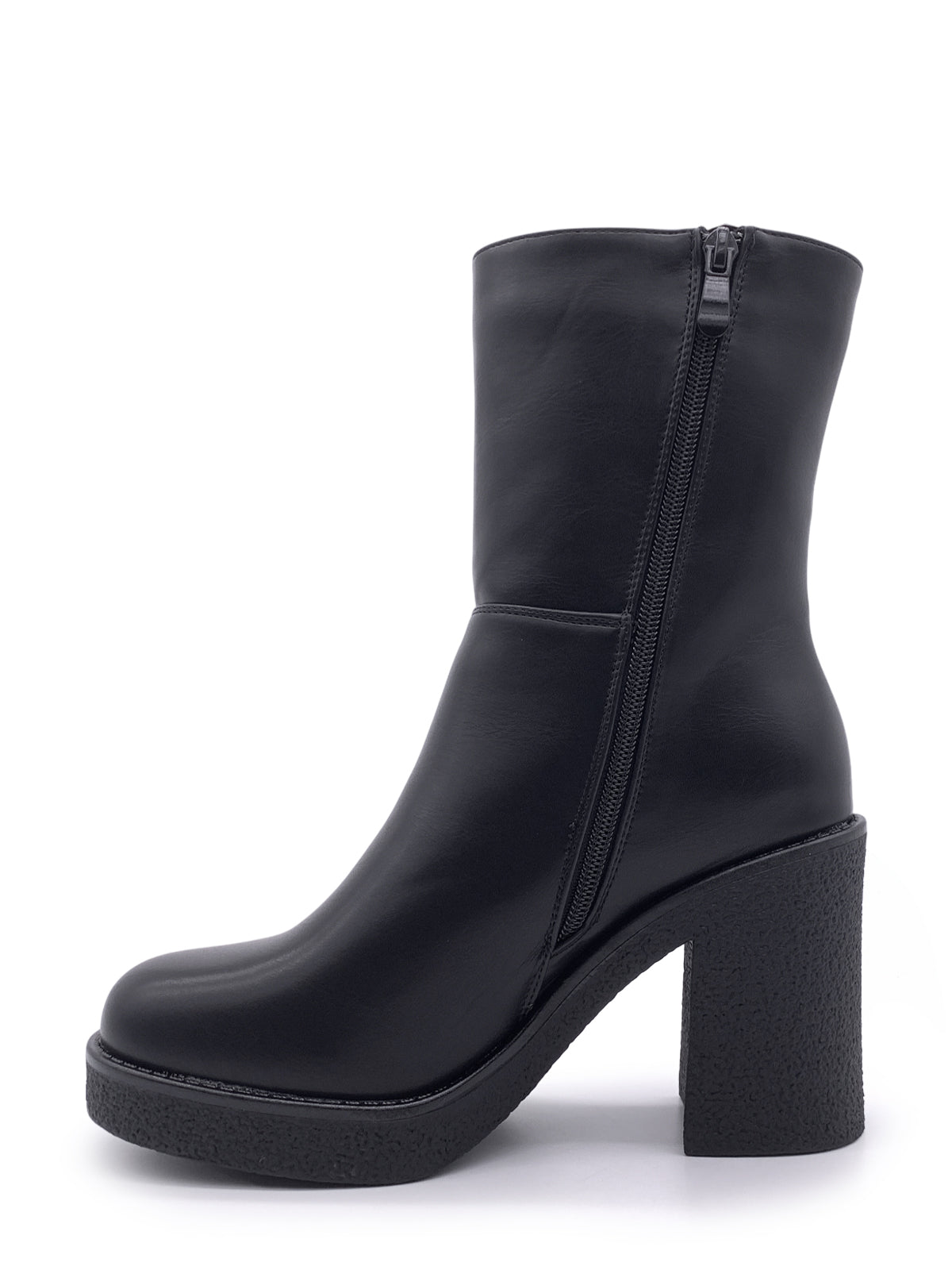 DAFNE - Tronchetti in ecopelle con plateau in gomma