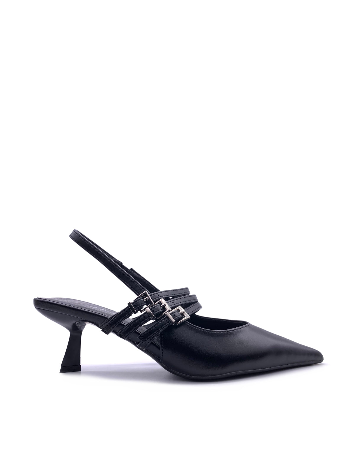 DALMA - Decolletè slingback in ecopelle con cinturini