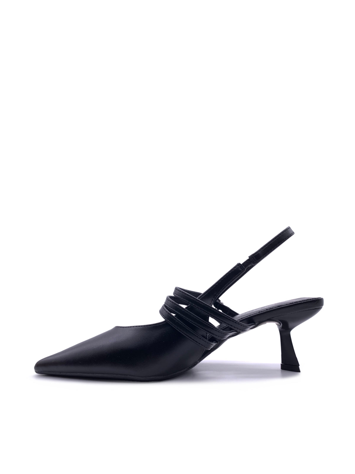 DALMA - Decolletè slingback in ecopelle con cinturini