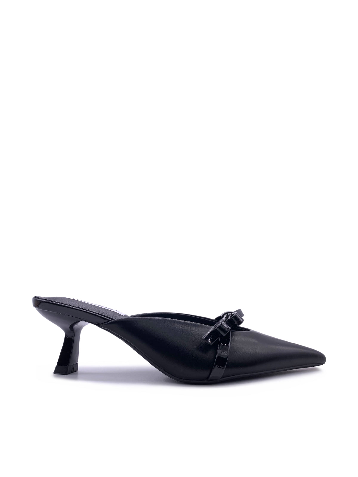 DAYANA - Sabot in ecopelle con fiocco
