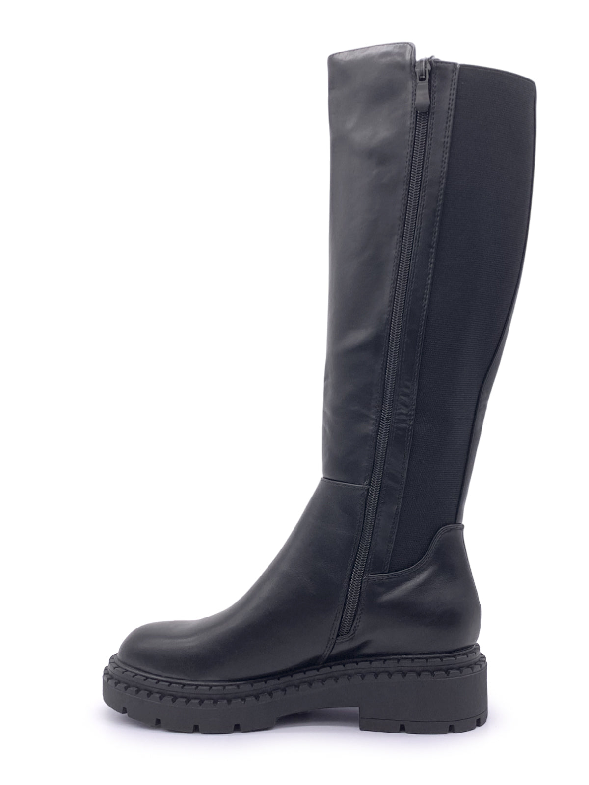 DEMI - Stivali combat con elastico e zip