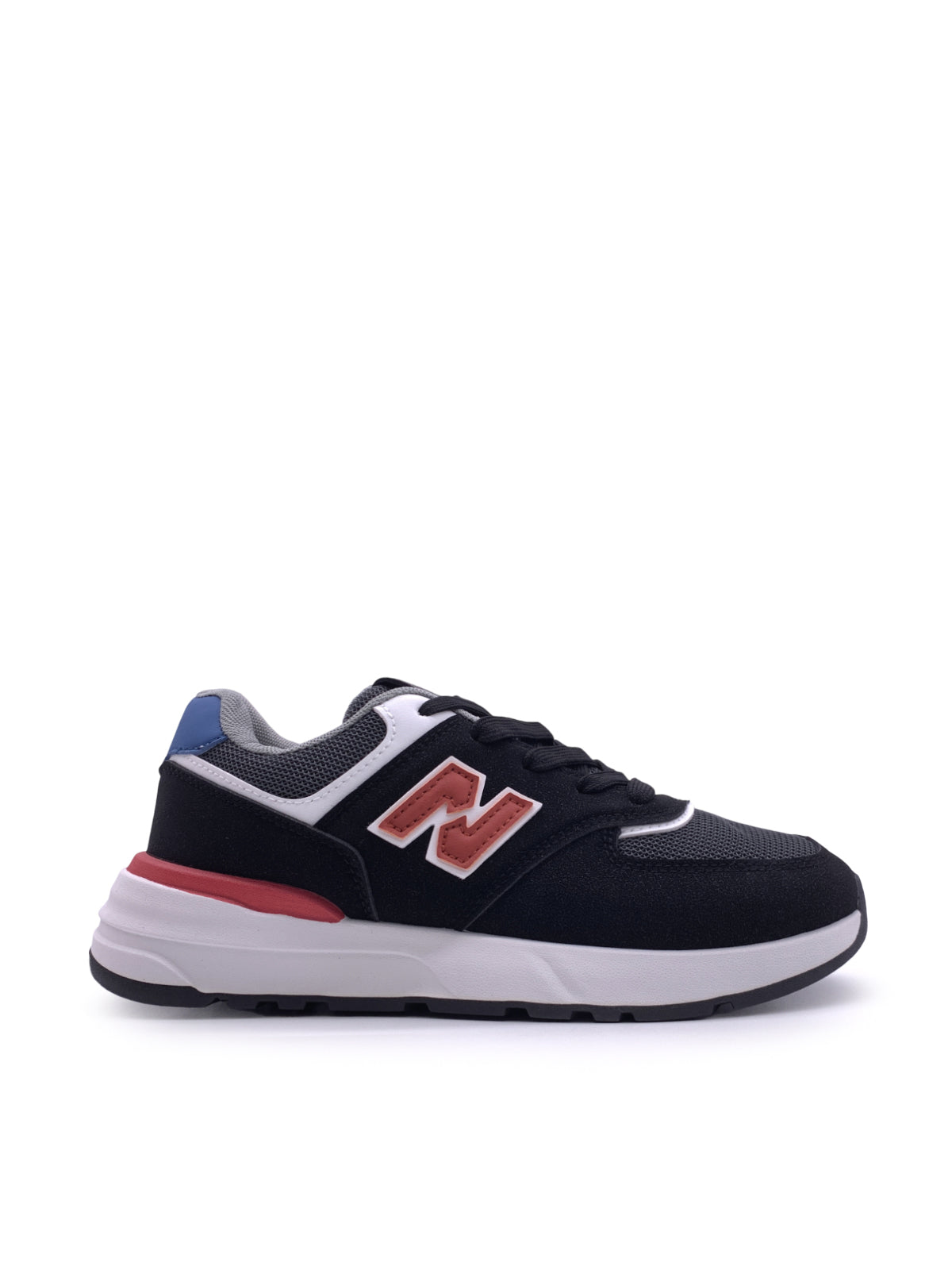 DIANE - Sneakers in camoscio e tessuto con stringhe