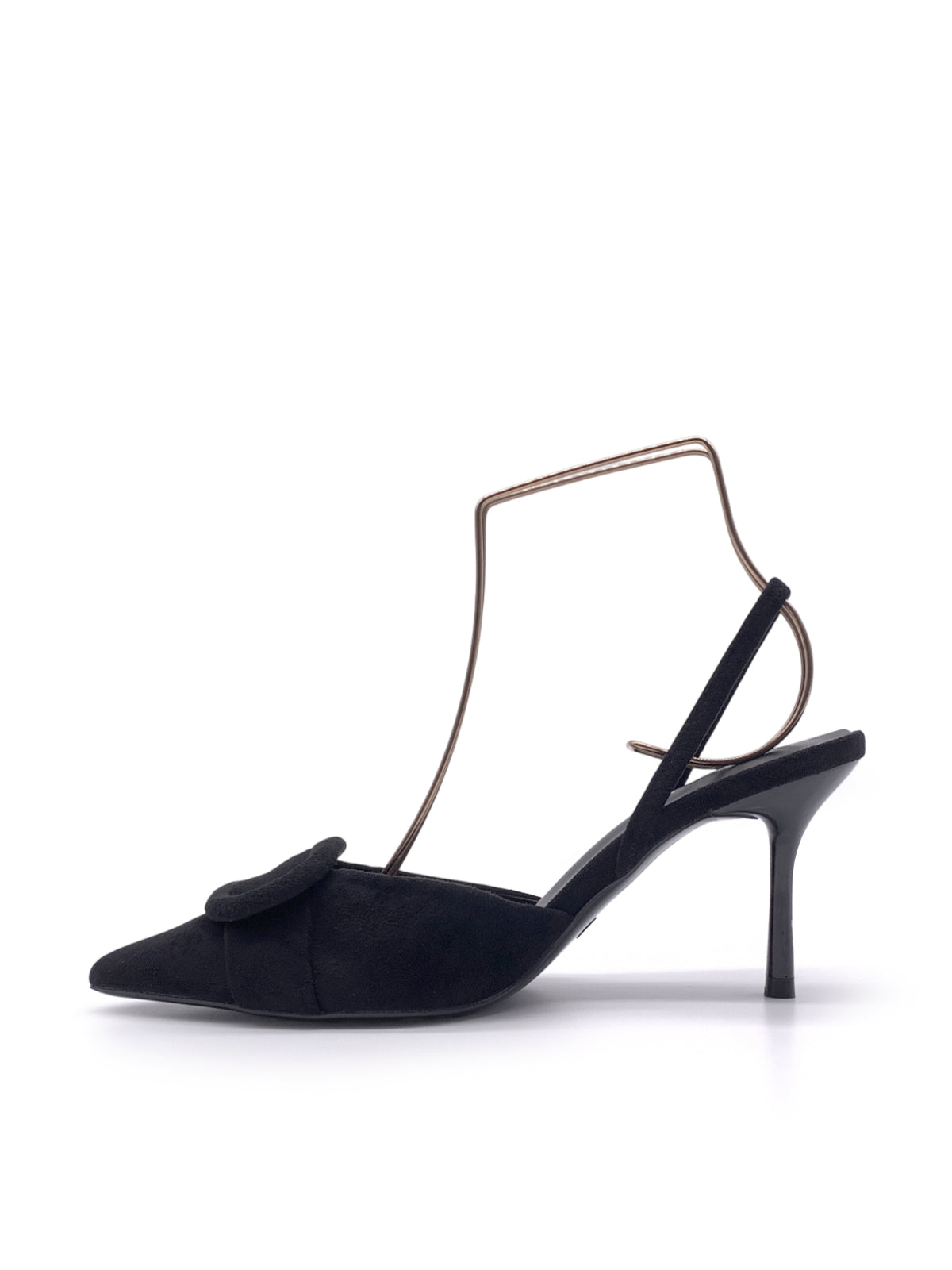 DONNIE - Decolletè in camoscio con accessorio