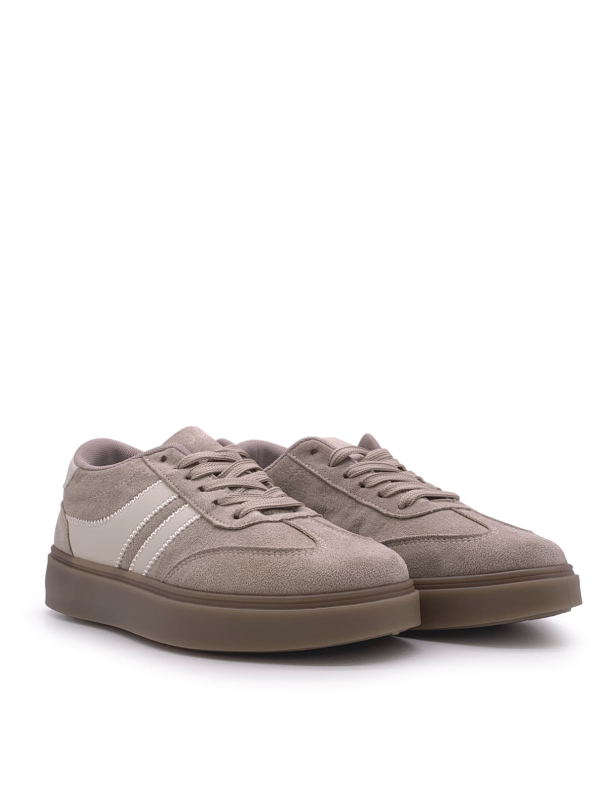 EDELINE - Sneakers in camoscio con stringhe