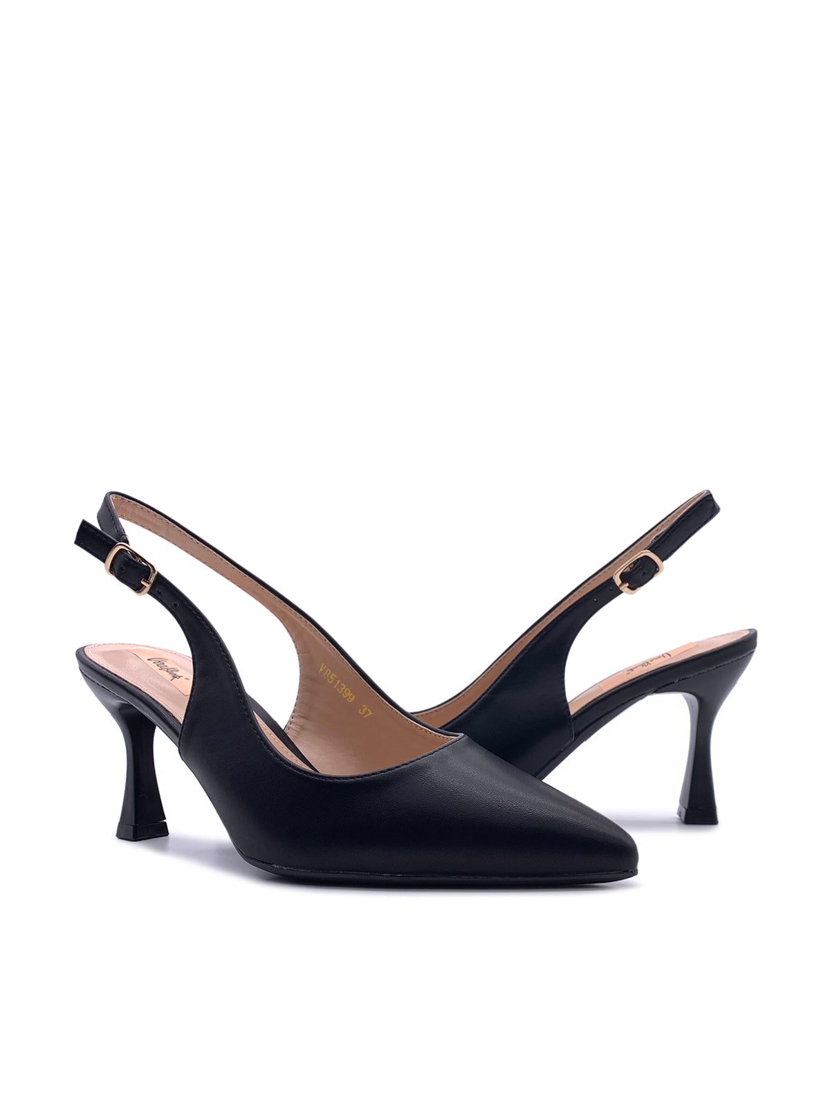 EDITH - Decolletè Slingback  in ecopelle con cinturino
