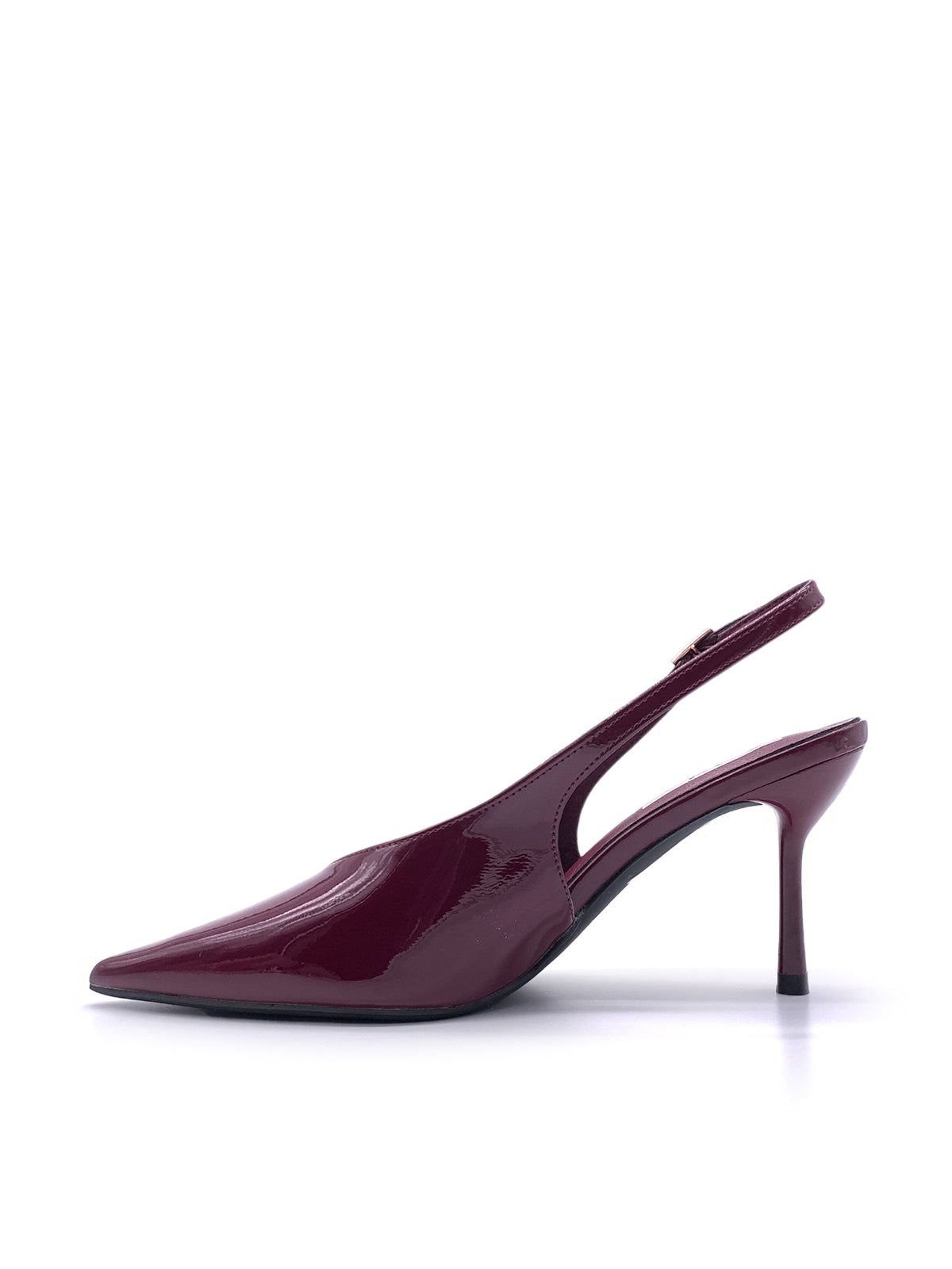 ELSA - Decolletè Slingback in vernice con tacco alto