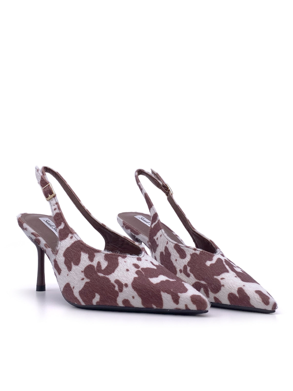 ELSA - Decolletè Slingback in vernice con tacco alto