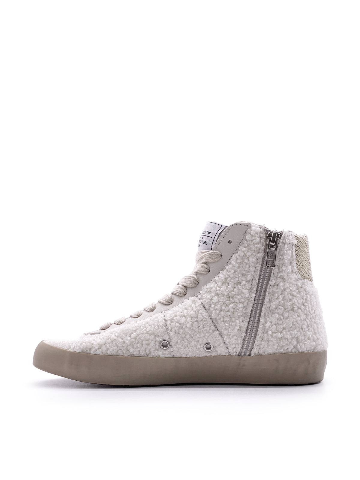 EMILIA - Sneakers in tessuto modello teddy