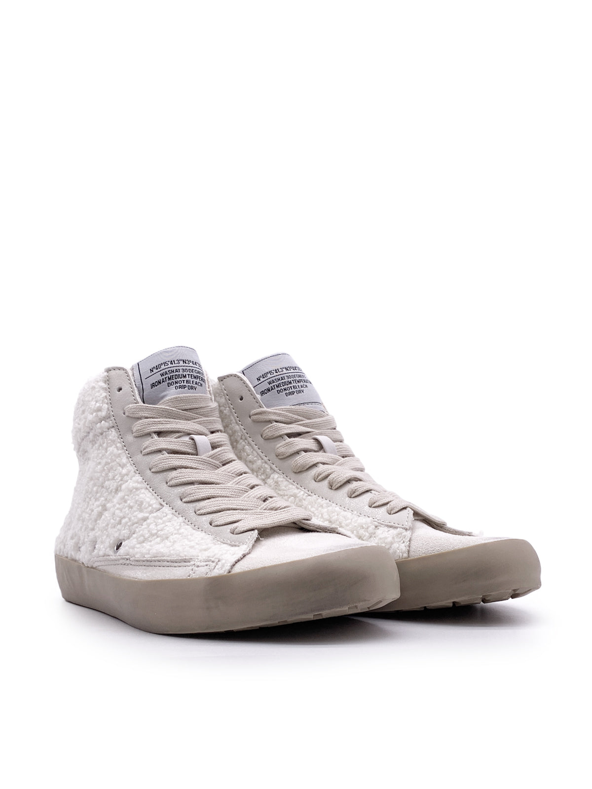 EMILIA - Sneakers in tessuto modello teddy
