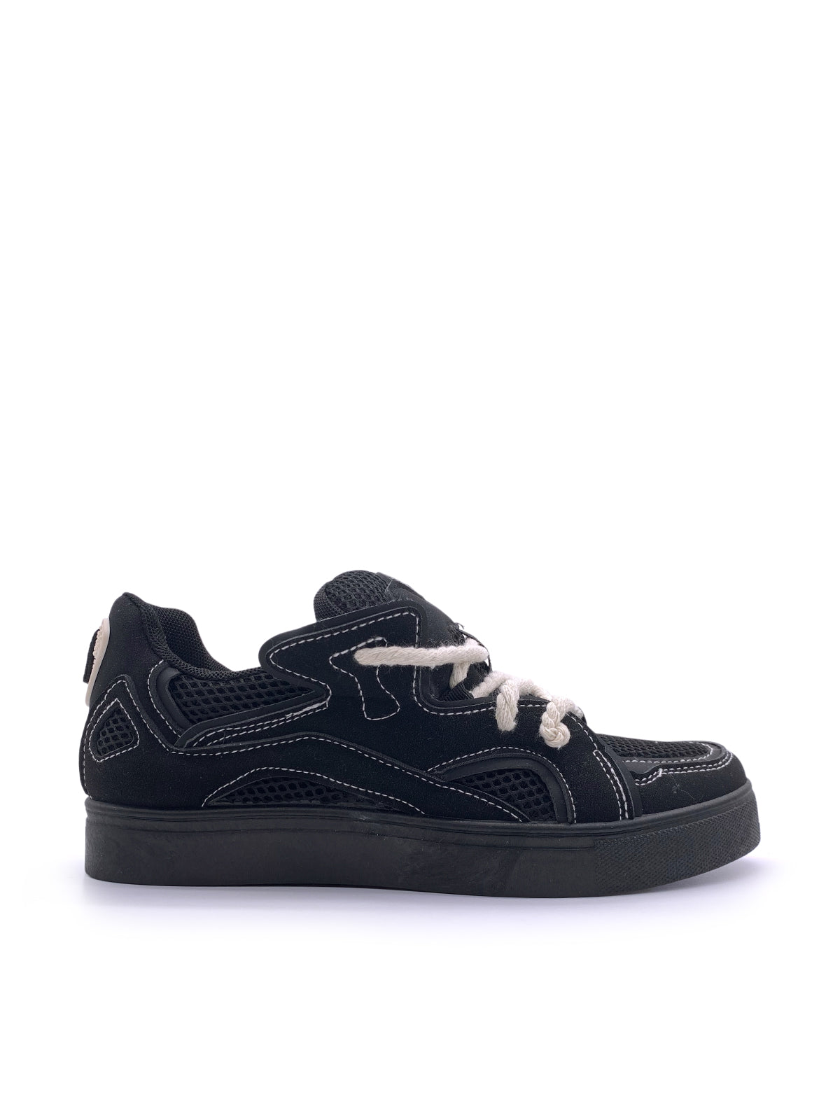 EUFEMIA - Sneakers in camoscio e tessuto con stringhe