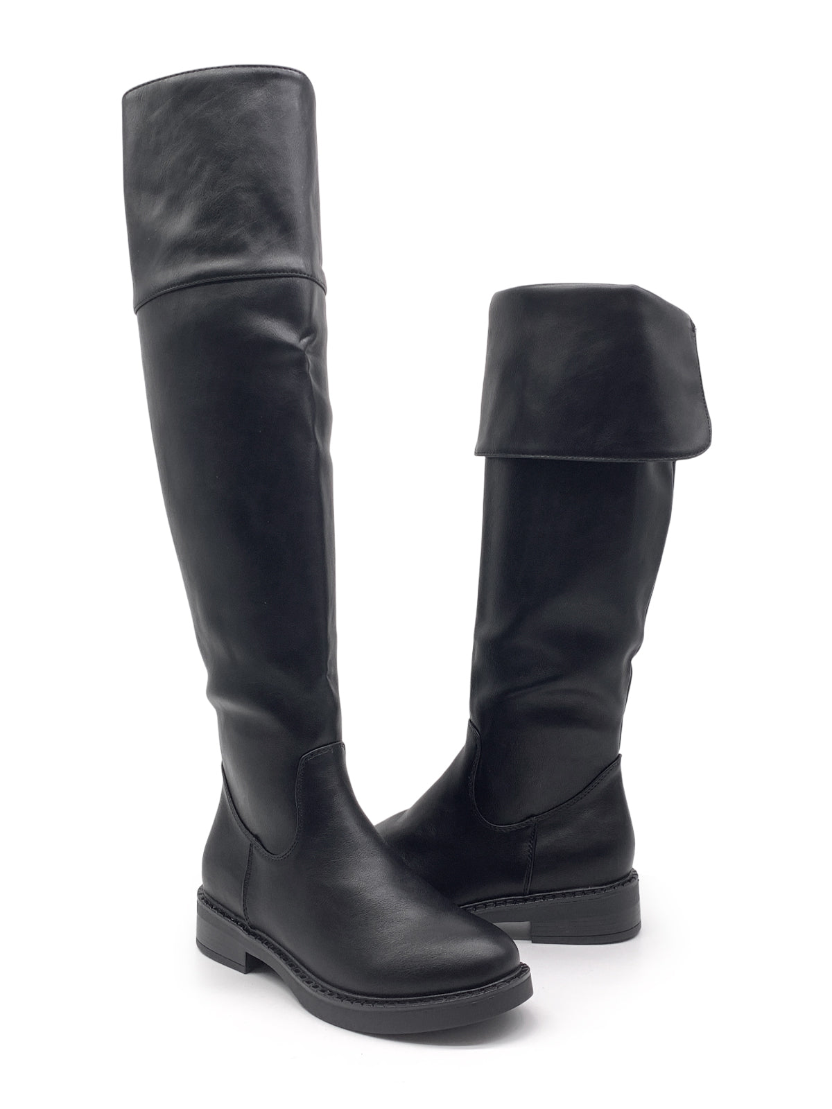 FIORETTA - Stivali alti al ginocchio in ecopelle