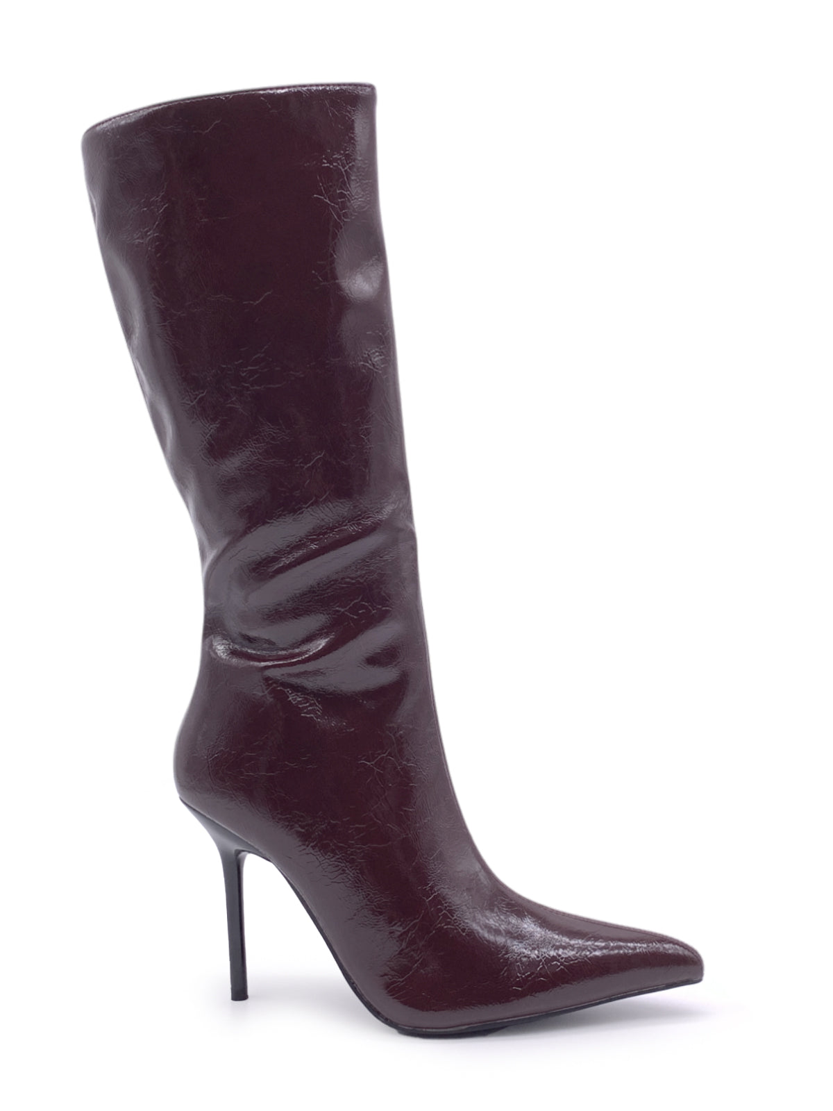 FLORIANA - Stivali in vernice con tacco a spillo