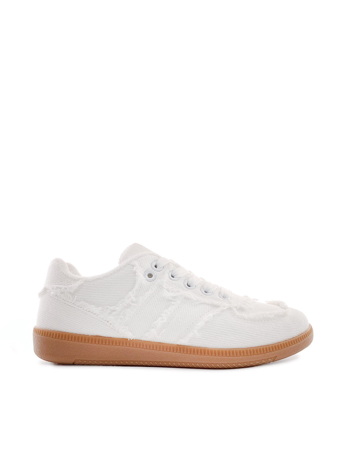 GLENDA - Sneakers in denim con stringhe