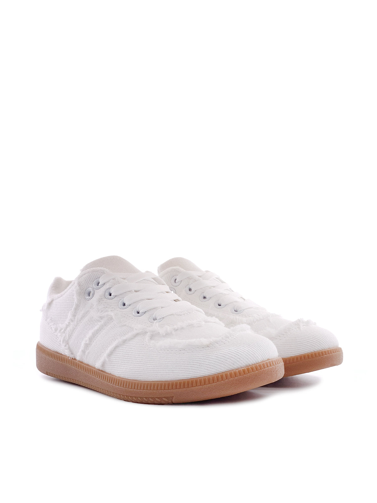 GLENDA - Sneakers in denim con stringhe