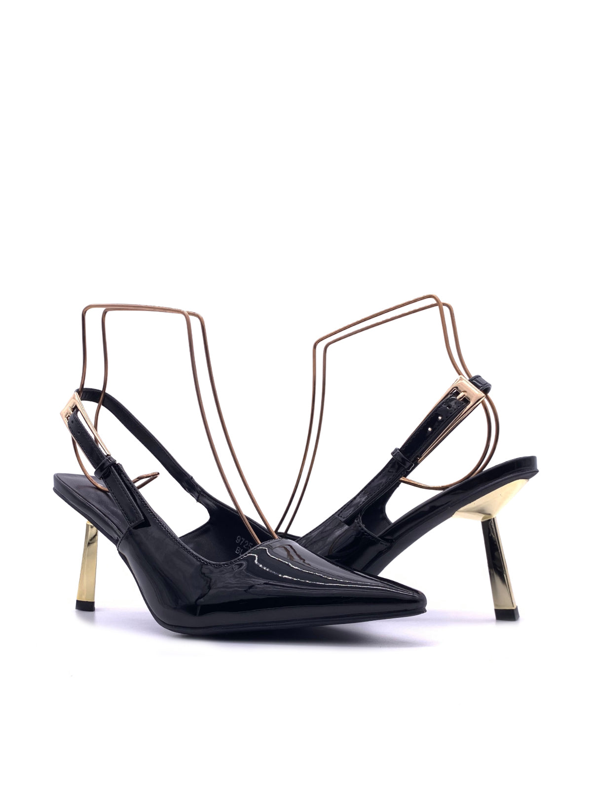 GRAZIA-Decollete slingback in vernice
