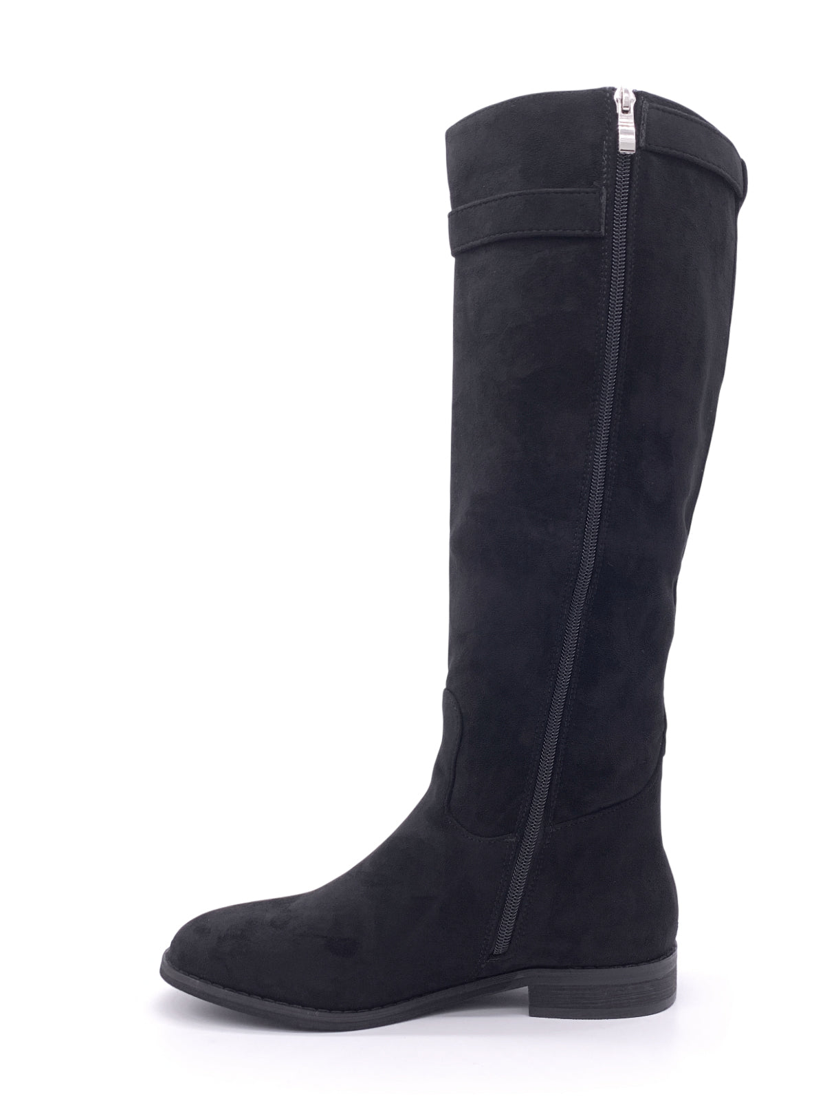 HADLEY - Stivali in camoscio con fibbia decorativa