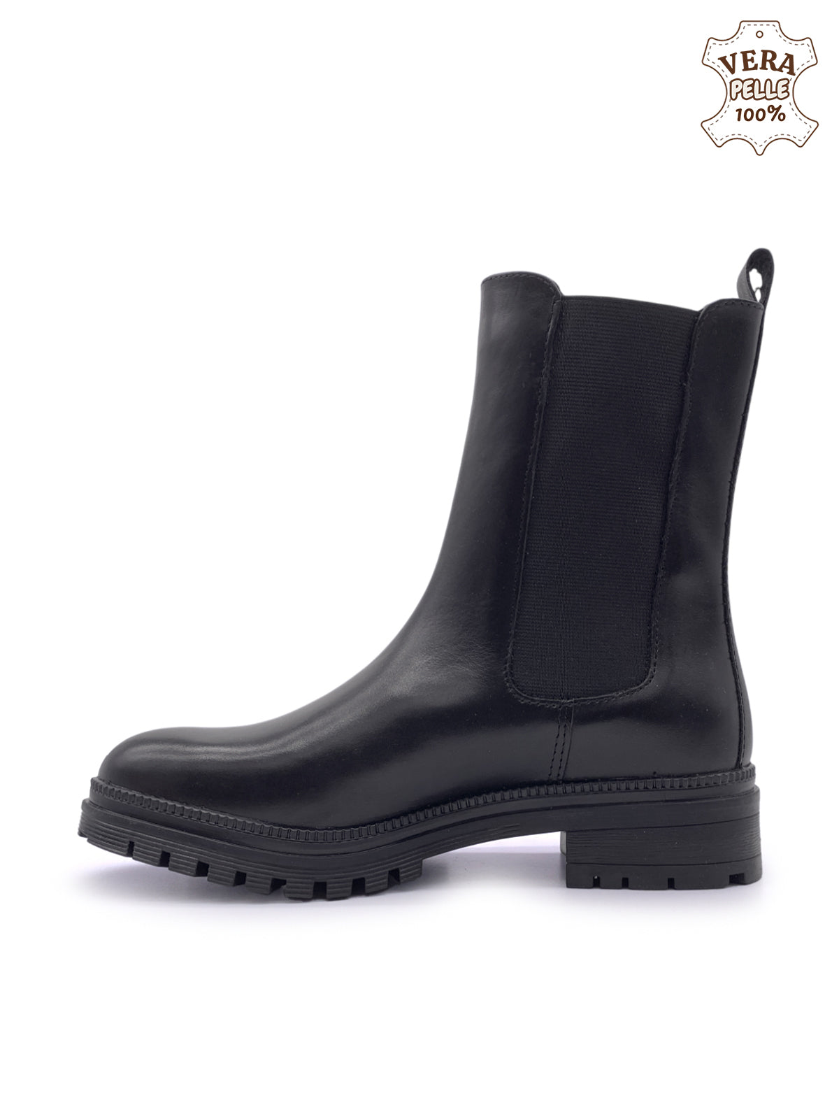 HAILEY - Stivaletti combat 3/4 in Vera Pelle