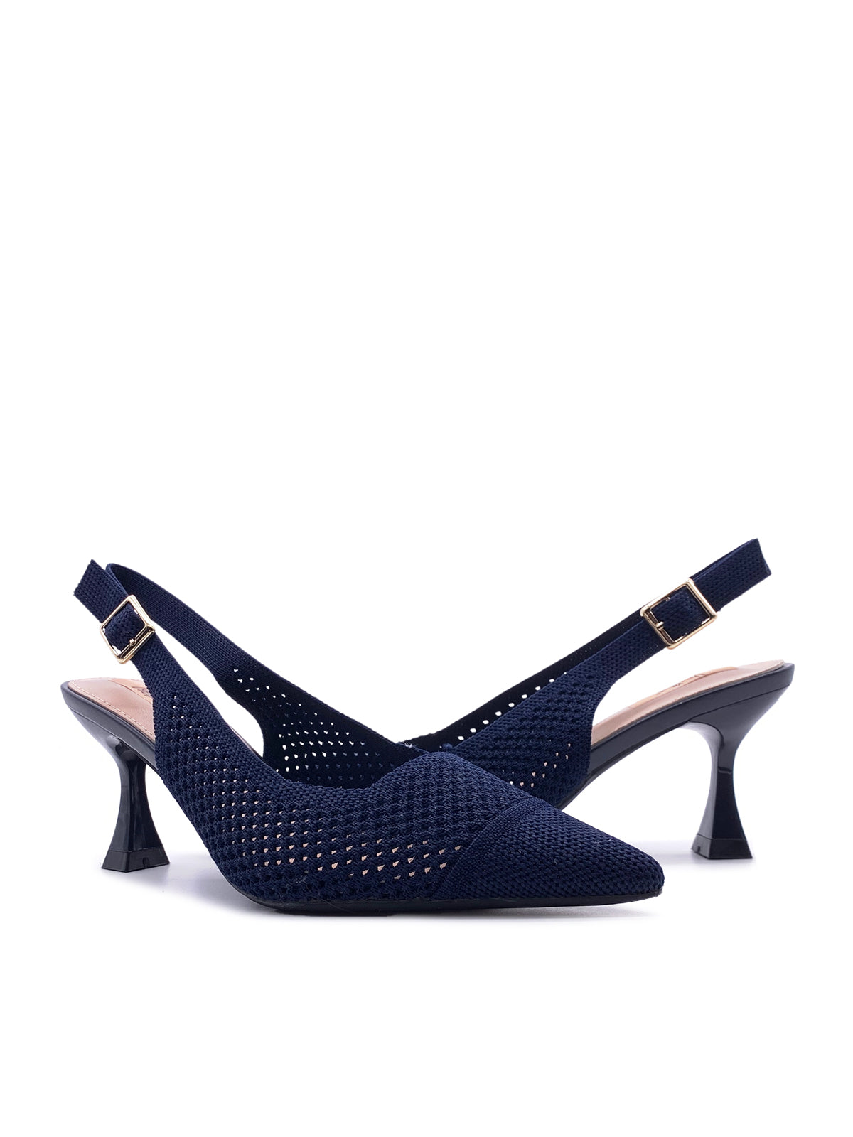 HEIDI - Decolletè Slingback in tessuto con cinturino
