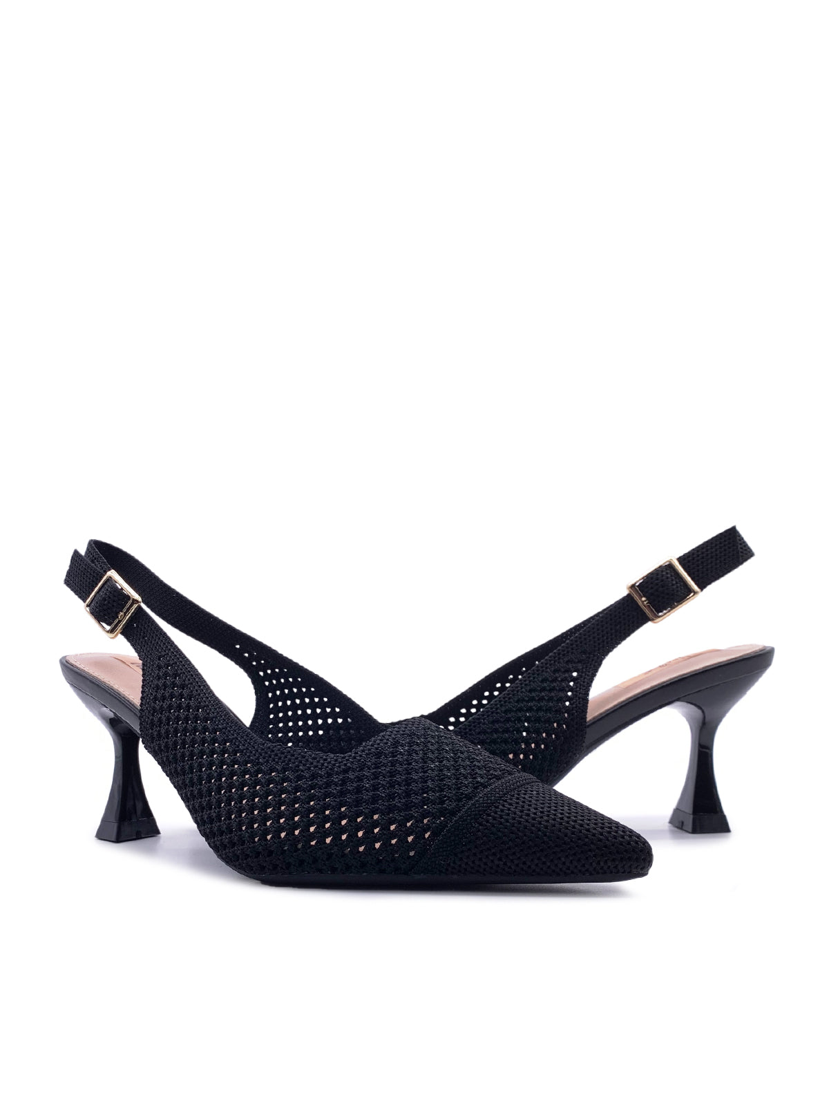 HEIDI - Decolletè Slingback in tessuto con cinturino