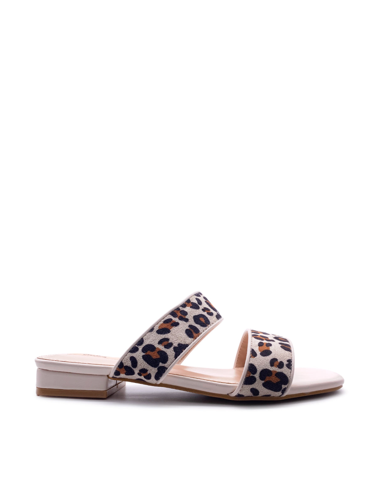 HOLLY - Sandali in ecopelle e tessuto animalier