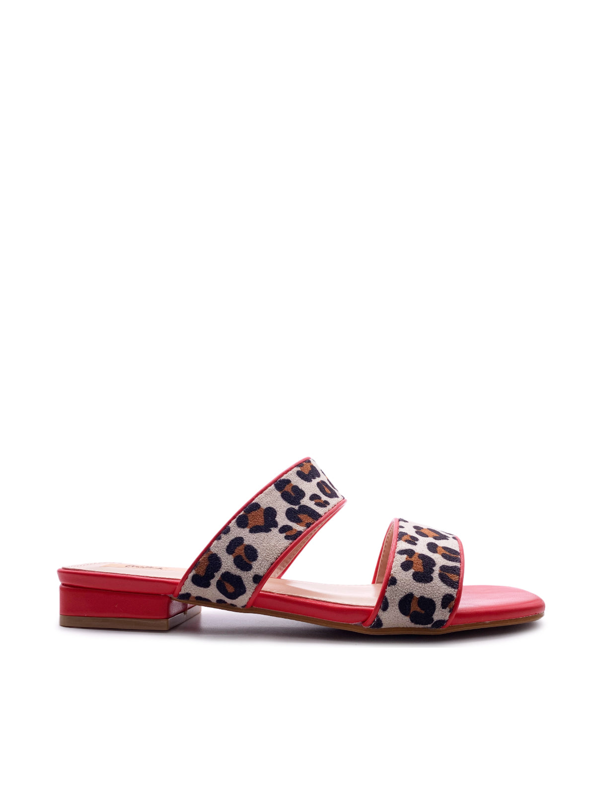 HOLLY - Sandali in ecopelle e tessuto animalier