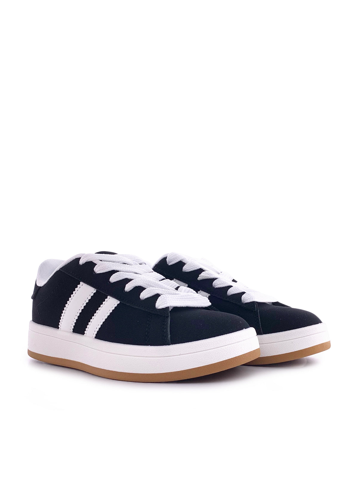 ILARIA - Sneakers in camoscio con stringhe