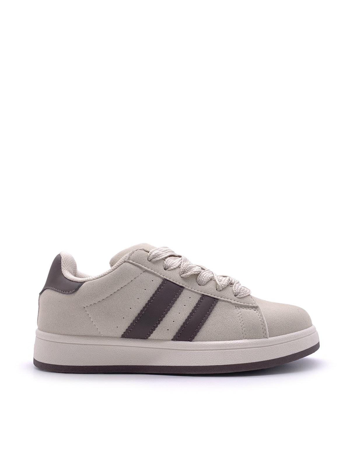 ILARIA - Sneakers in camoscio con stringhe