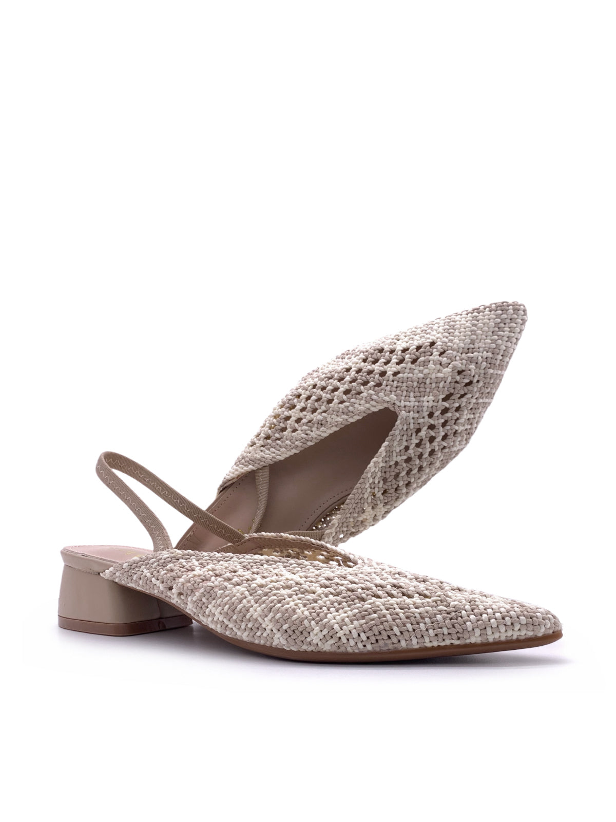 IRIDE - Ballerine slingback in tessuto