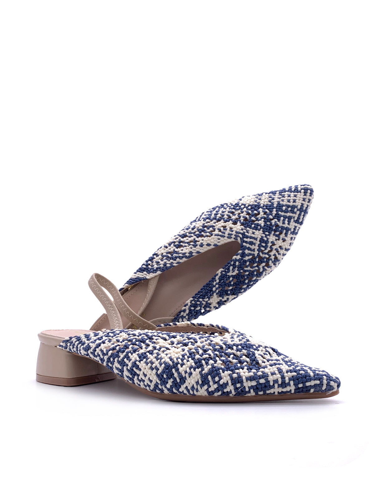 IRIDE - Ballerine slingback in tessuto