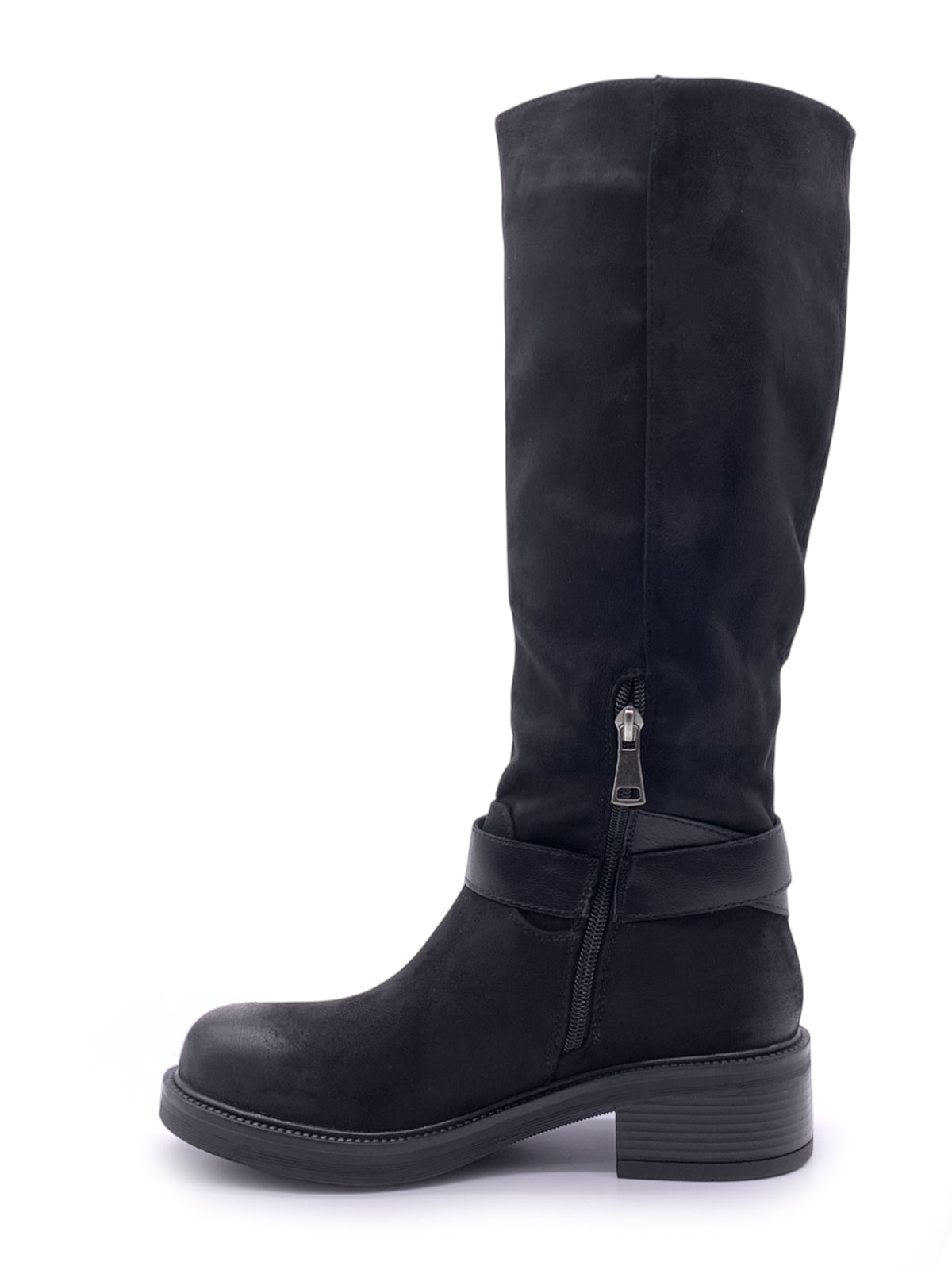 JERA - Stivali in ecopelle con fibbia laterale