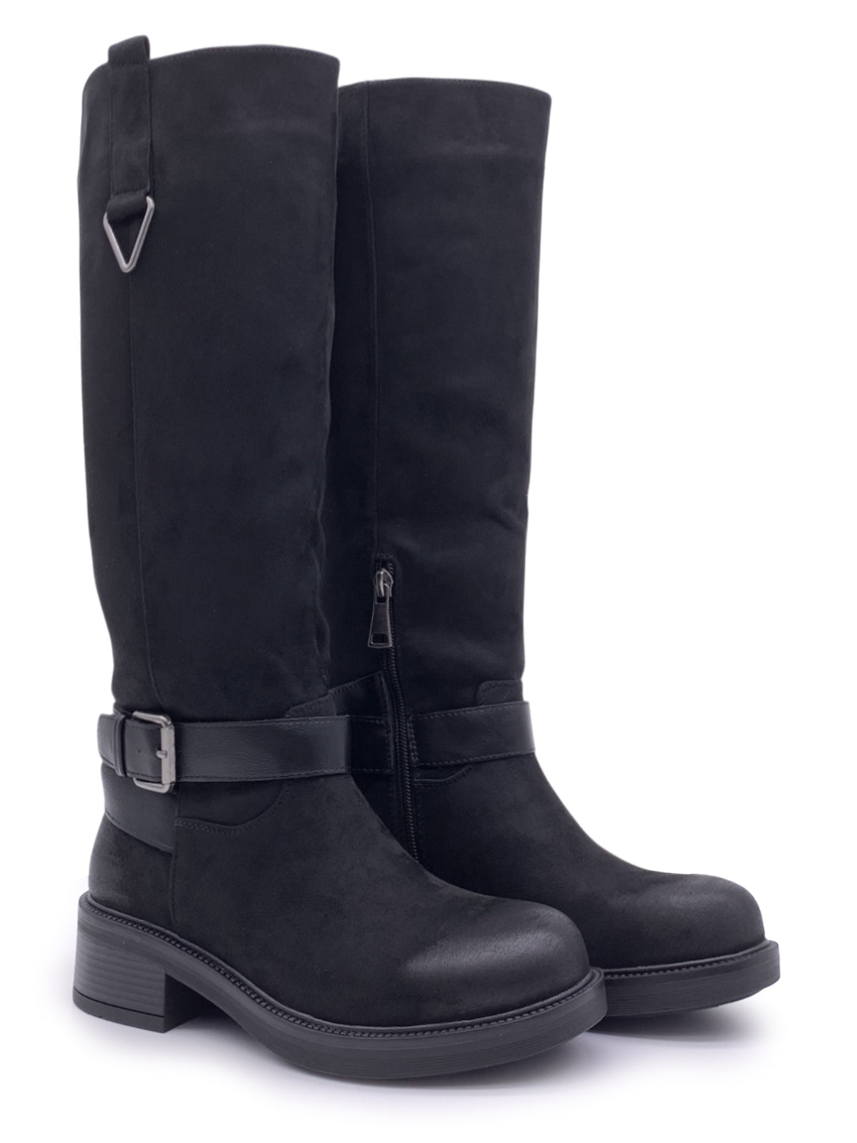 JERA - Stivali in ecopelle con fibbia laterale