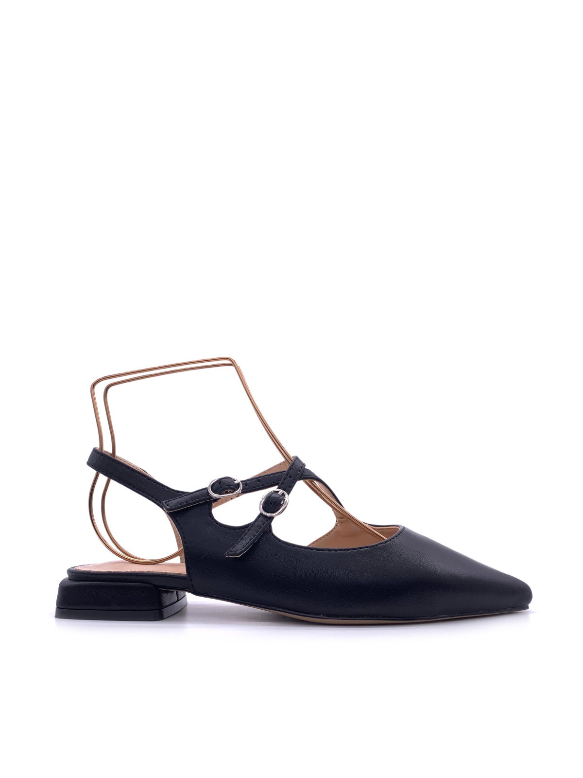 JESS - Ballerine Slingback in ecopelle con cinturini