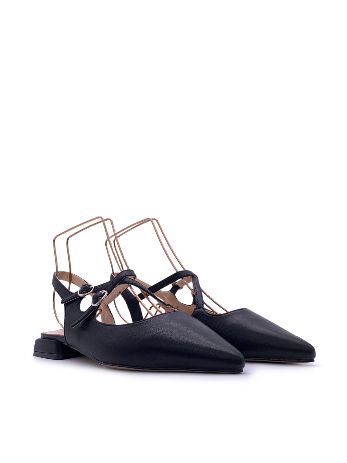 JESS - Ballerine Slingback in ecopelle con cinturini