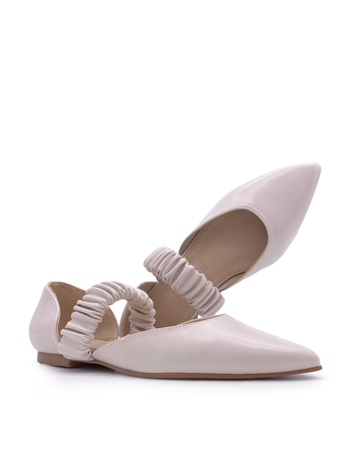 KIMBERLY - Ballerine in ecopelle a punta con elastico