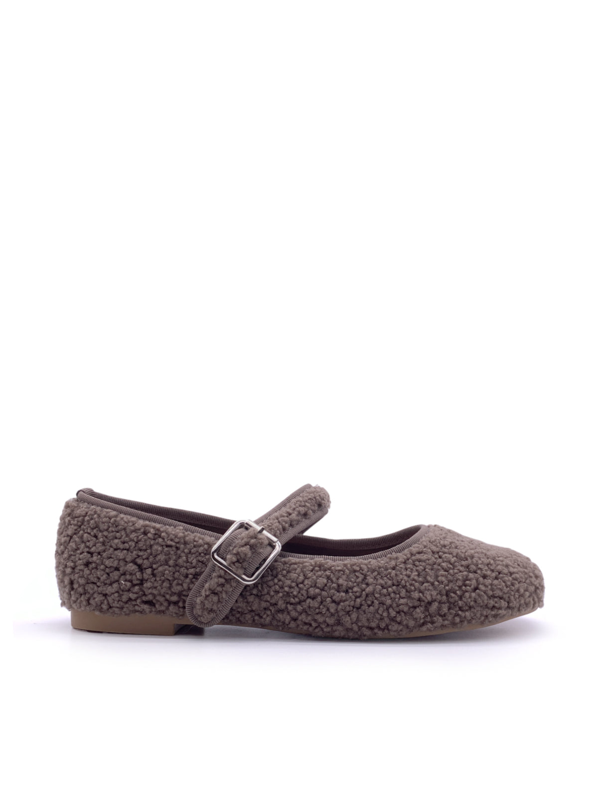 LAILA - Mary Jane in ecopelliccia modello teddy