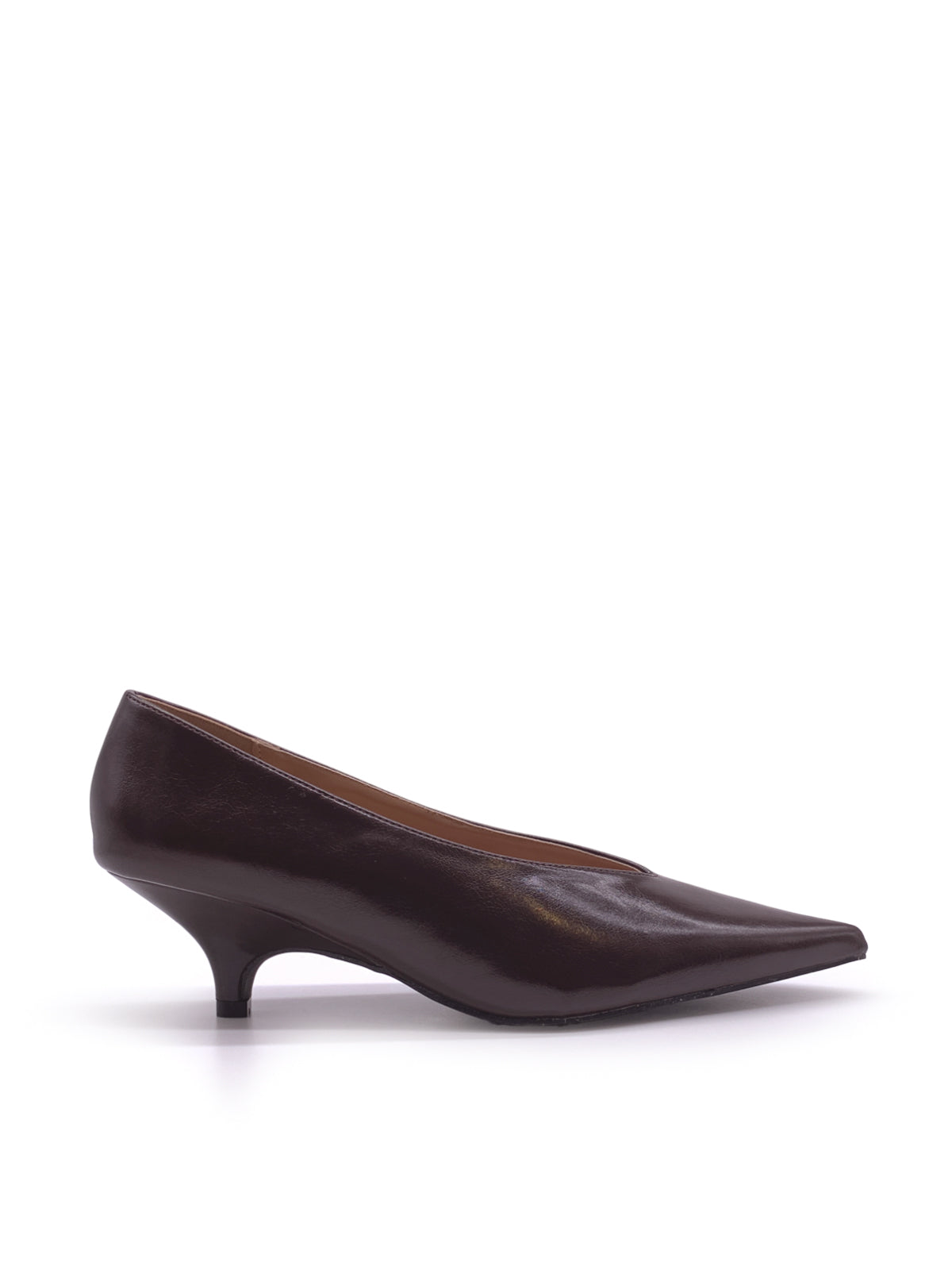 LARA - Decolletè in vernice con tacco basso