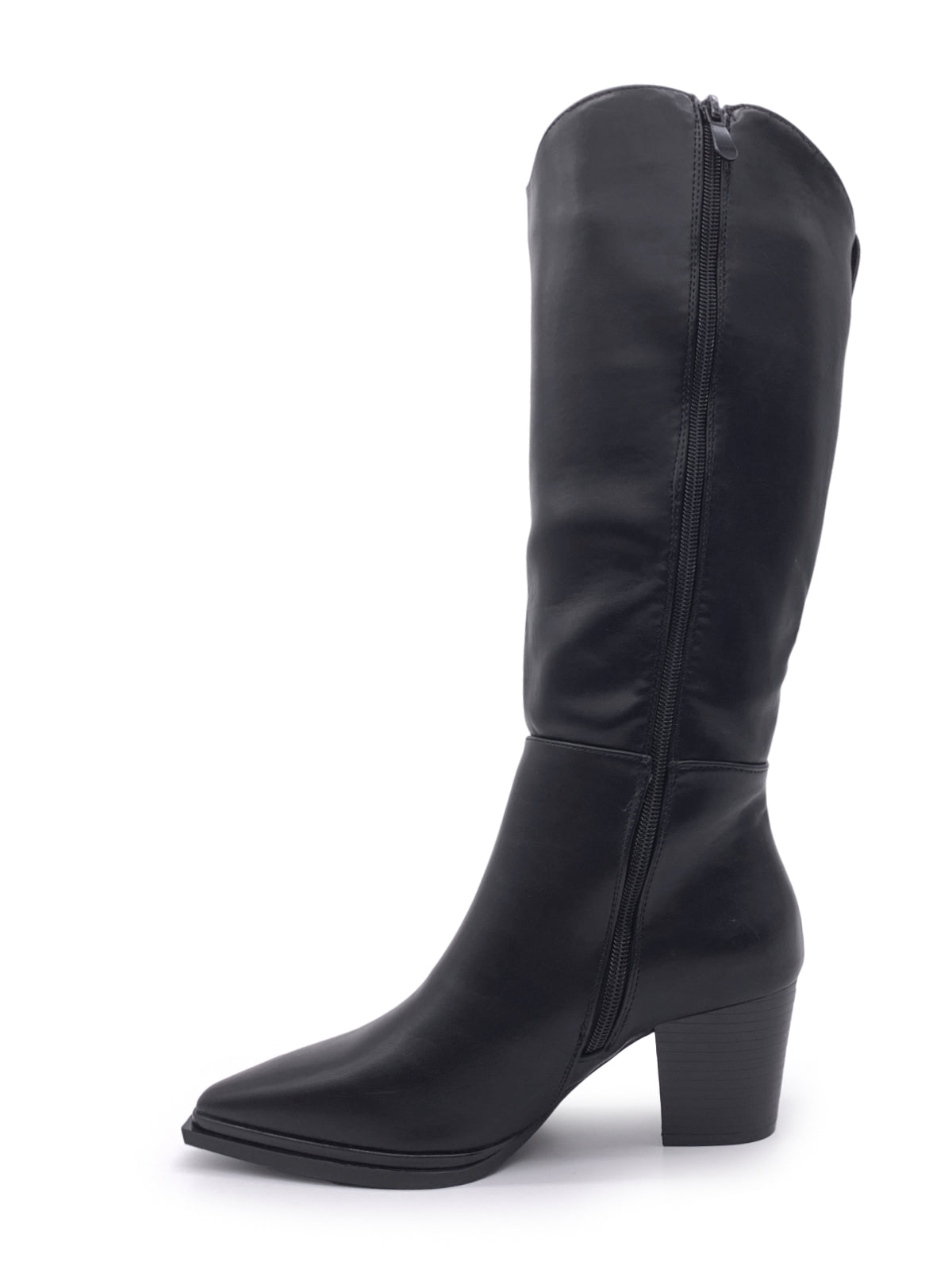 LAUREL - Stivali in ecopelle e camoscio con zip