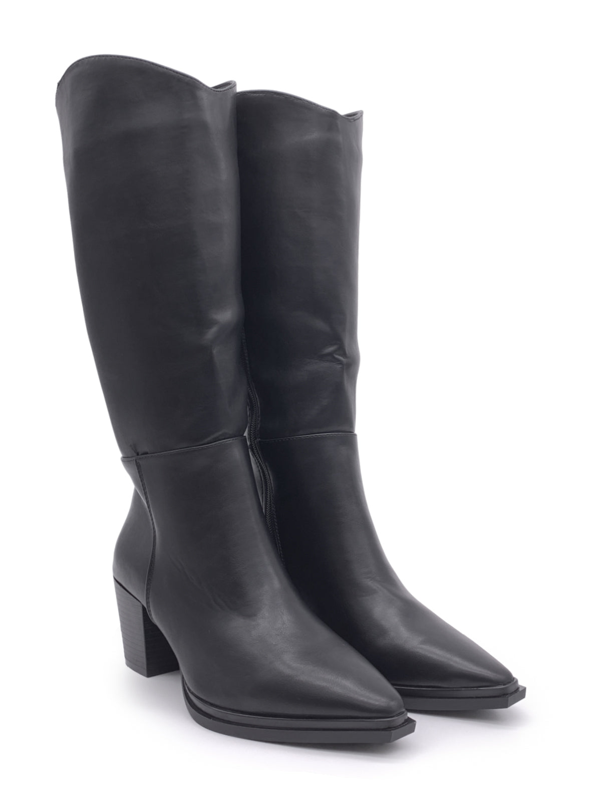 LAUREL - Stivali in ecopelle e camoscio con zip