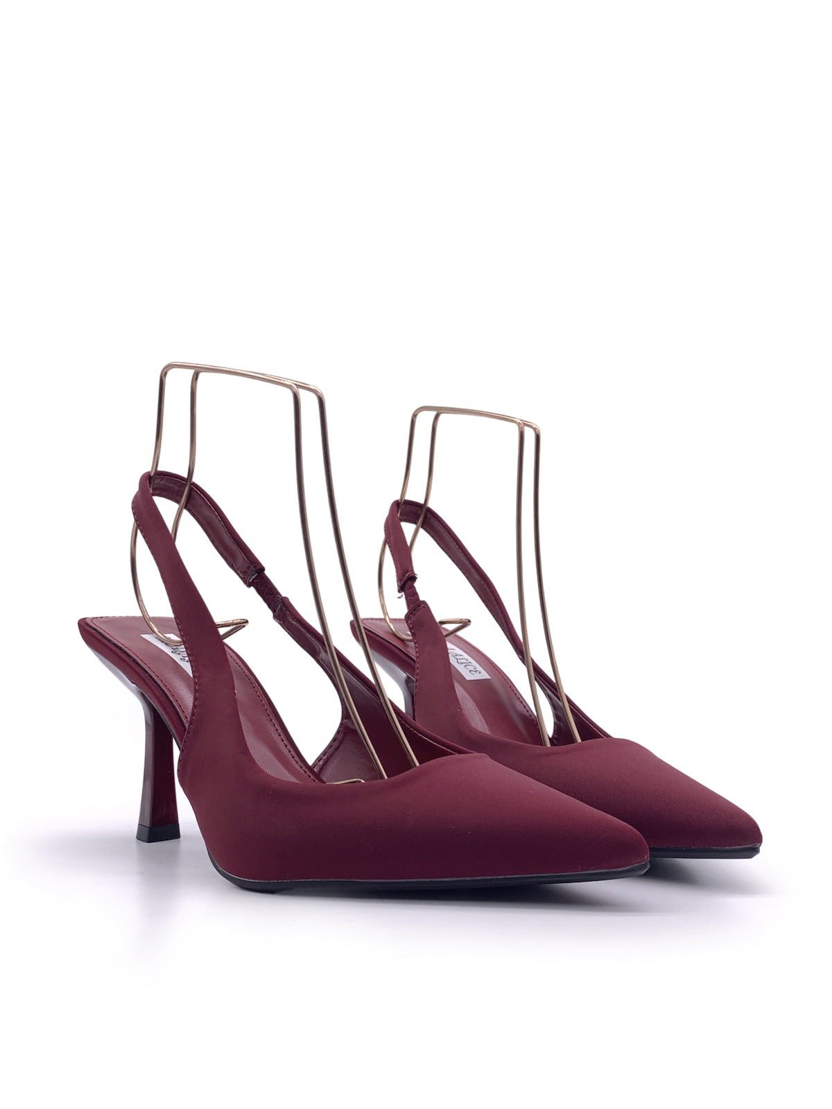 LORELAI - Decolletè Slingback in tessuto elastico