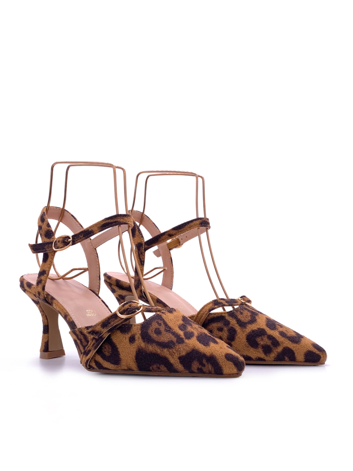 LOU - Decolletè Slingback in ecopelle con cinturini